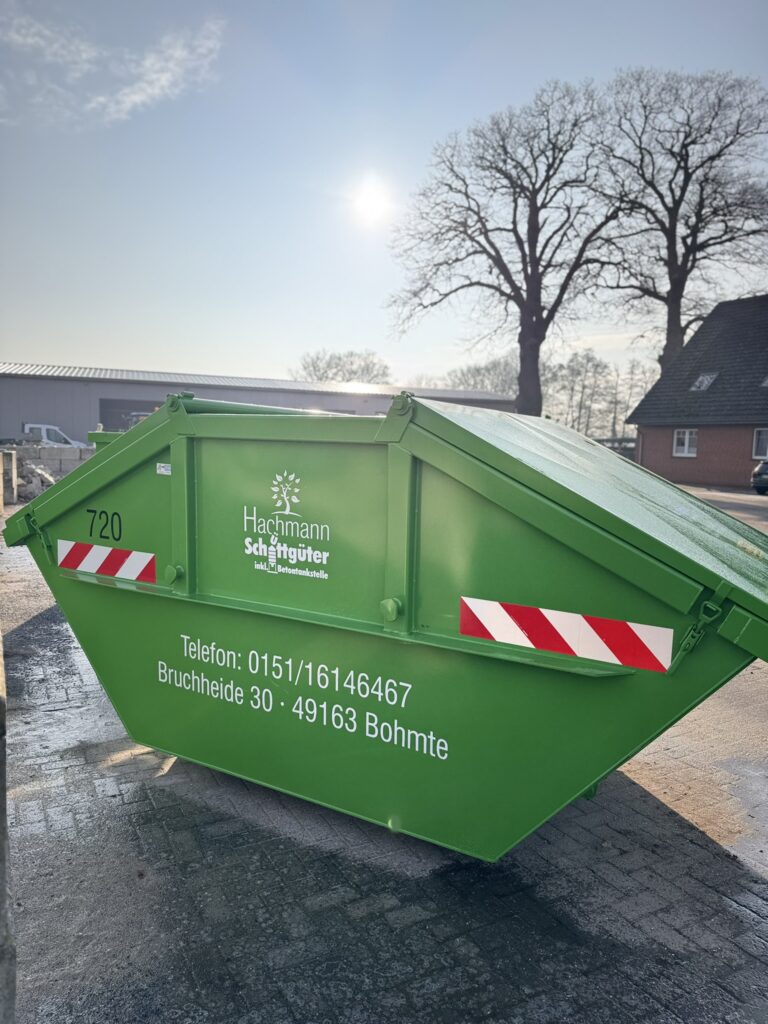 Absetzmulde mit Deckel